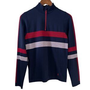 Cotopaxi Women's Ink Stripes Quarter Zip Long Sleeve Shirt Size S